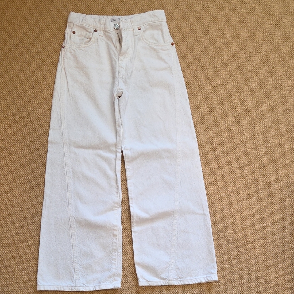 Zara Kids Cream Jeans